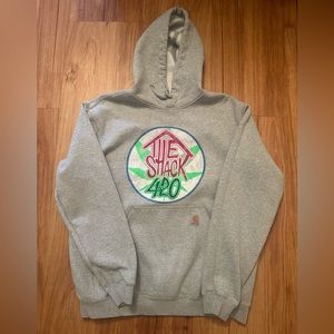 Carhartt men’s grey ‘The Shack 420’ hoodie